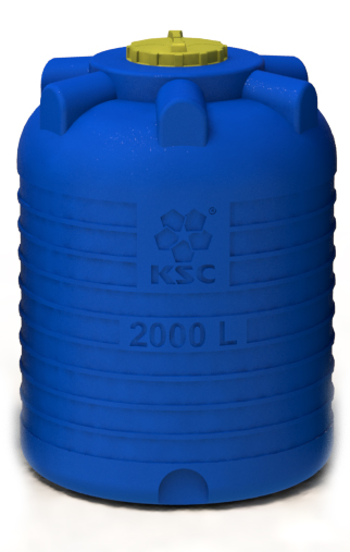 Емкость пластиковая цилиндрическая вертикальная на  2000 литров KSC 40-204