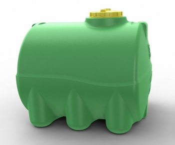 Емкость пластиковая горизонтальная цилиндрическая на 2000 литров KSC 40-286