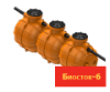 Комплект колодцев пластиковых (септик) Биосток-6 с установкой "Биофильтр" (комплект)