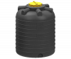 Емкость пластиковая цилиндрическая вертикальная  на  1500 литров (черный) d=1220mm, h=1620mm (40-203)   (шт)