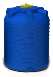 Емкость пластиковая цилиндрическая вертикальная на  3000 литров  KSC 40-205