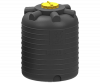 Емкость пластиковая цилиндрическая вертикальная на  2000 литров (черный)  d=1320mm, h=1760mm (40-204)   (шт)